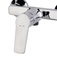 Miscelatore esterno doccia cromato con leva in metallo - Serie Fluid