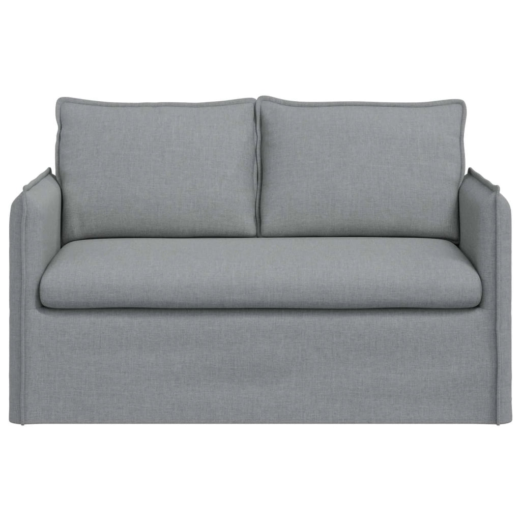 Divano Grigio chiaro 136 x 82 x 85 cm Tessuto