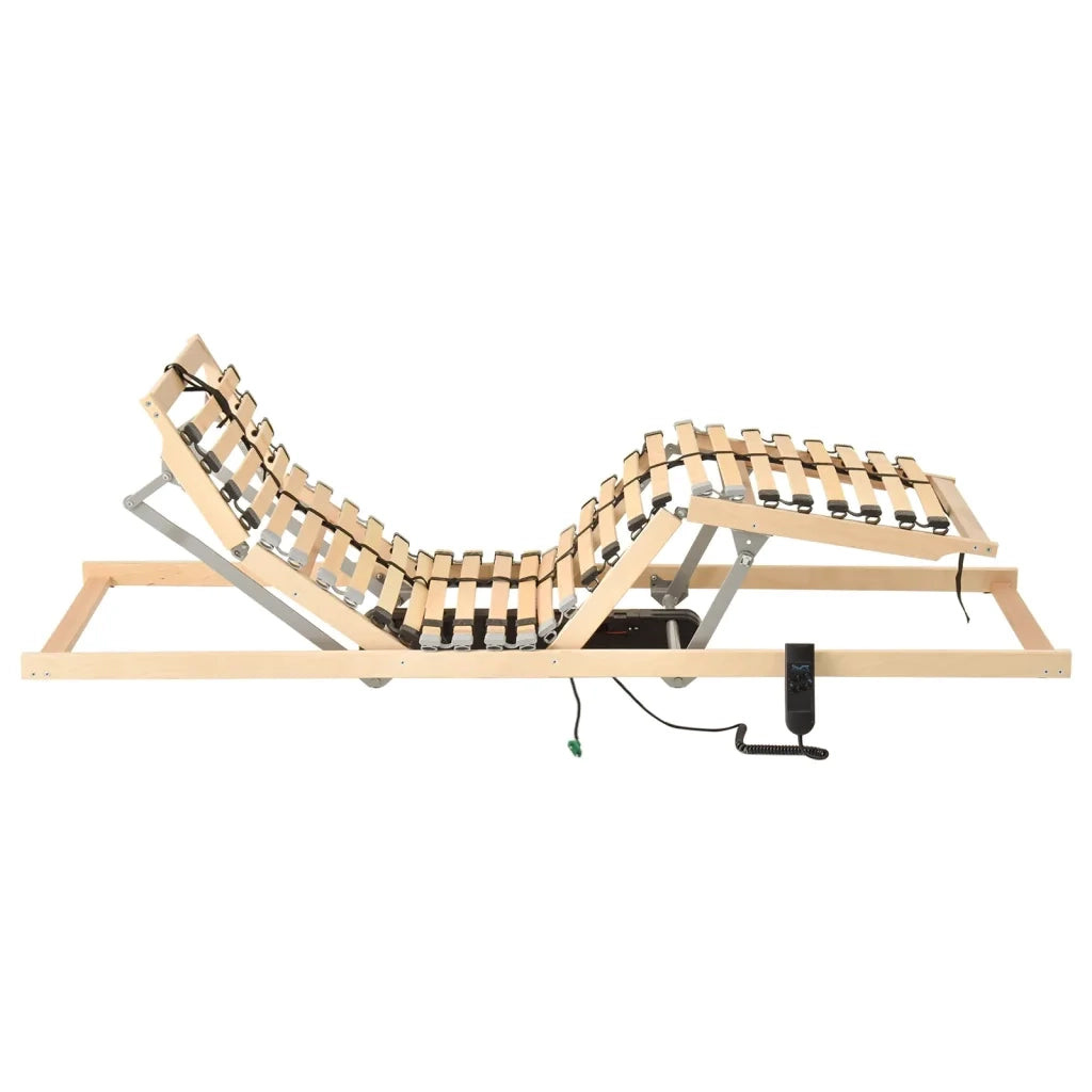 Letto con Telaio a Doghe Elettrico 28 Doghe 7 Zone 100x200 cm 321825