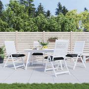 Cuscini per Pallet 4 pz Neri 50x50x7 cm Tessuto Oxfordcod mxl 92311