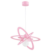Lampada a sospensione bimbi rosa Orlando E27 15W Alfa