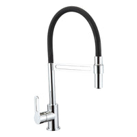 Rubinetto cucina nero con doccetta orientabile - Serie Dallas