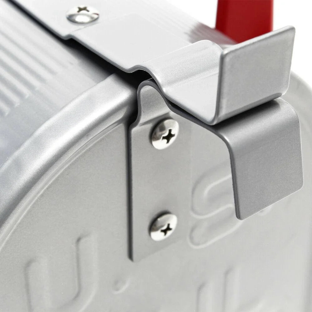 Cassetta postale in stile americano indipendente cassetta postale US color argento 16_0000085
