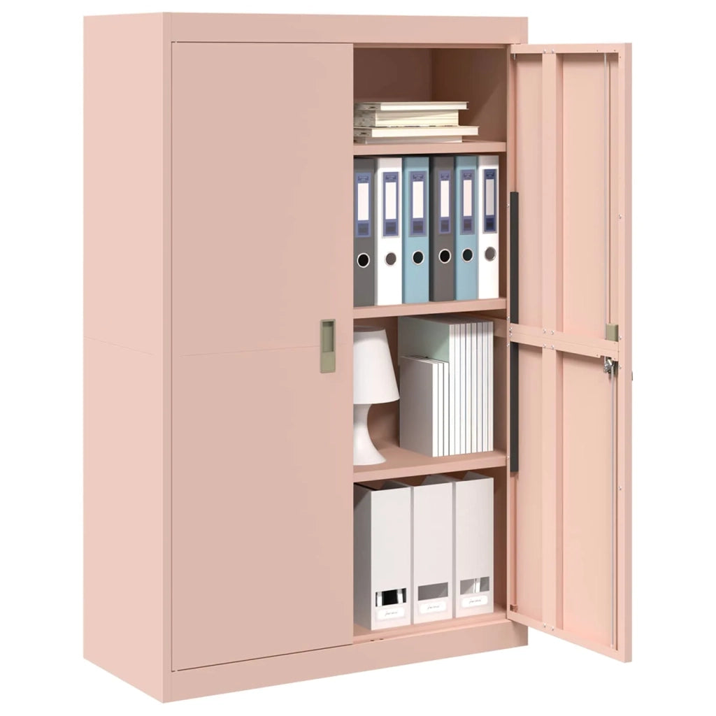 Armadio Rosa 90 x 40 x 140 cm Acciaio