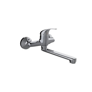 Miscelatore lavello con attacco a parete e bocca girevole - Serie Fast