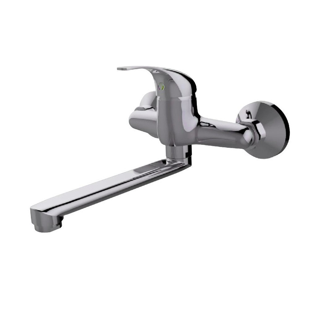 Miscelatore lavello con attacco a parete e bocca girevole - Serie Fast