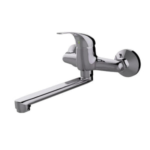 Miscelatore lavello con attacco a parete e bocca girevole - Serie Fast