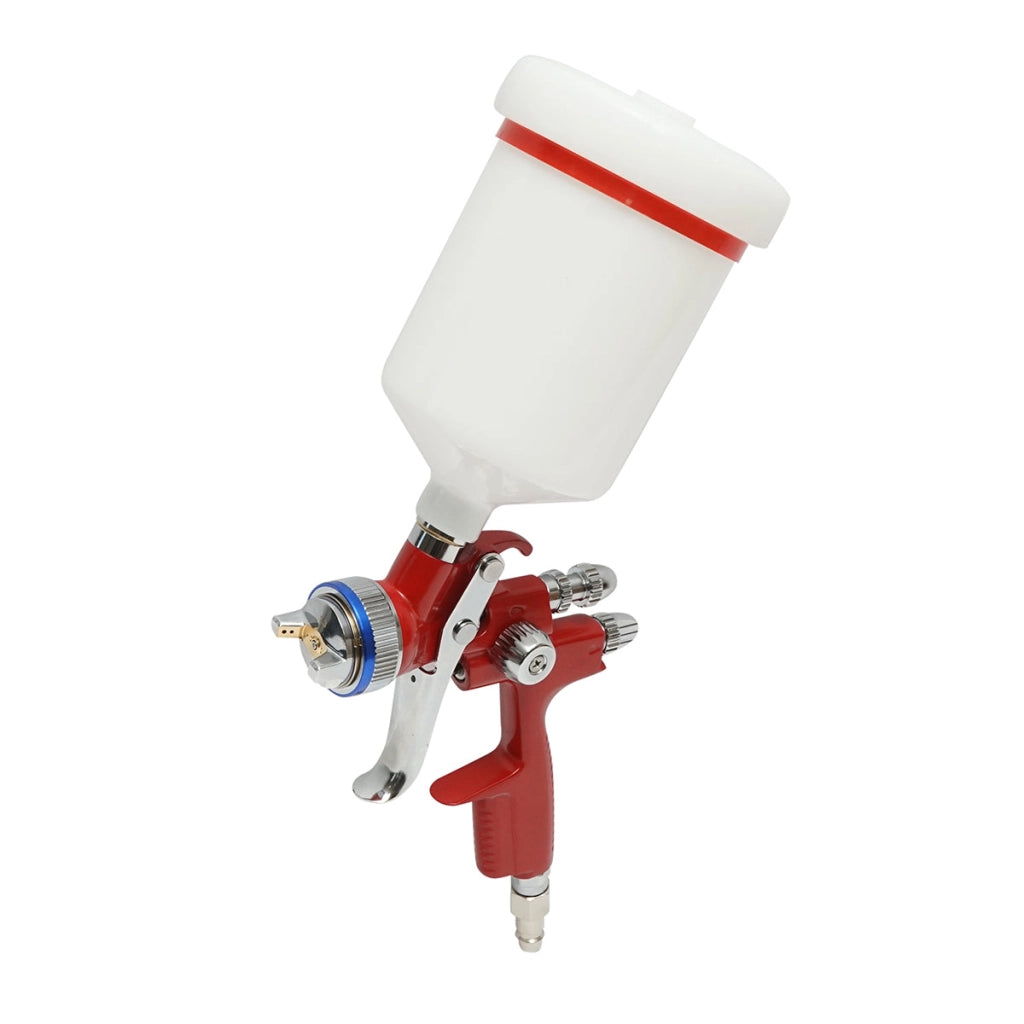 Pistola per verniciatura ad aria compressa 500 ml, ugello 1,3 mm, portata 180 ml/min, pressione max 4 bar