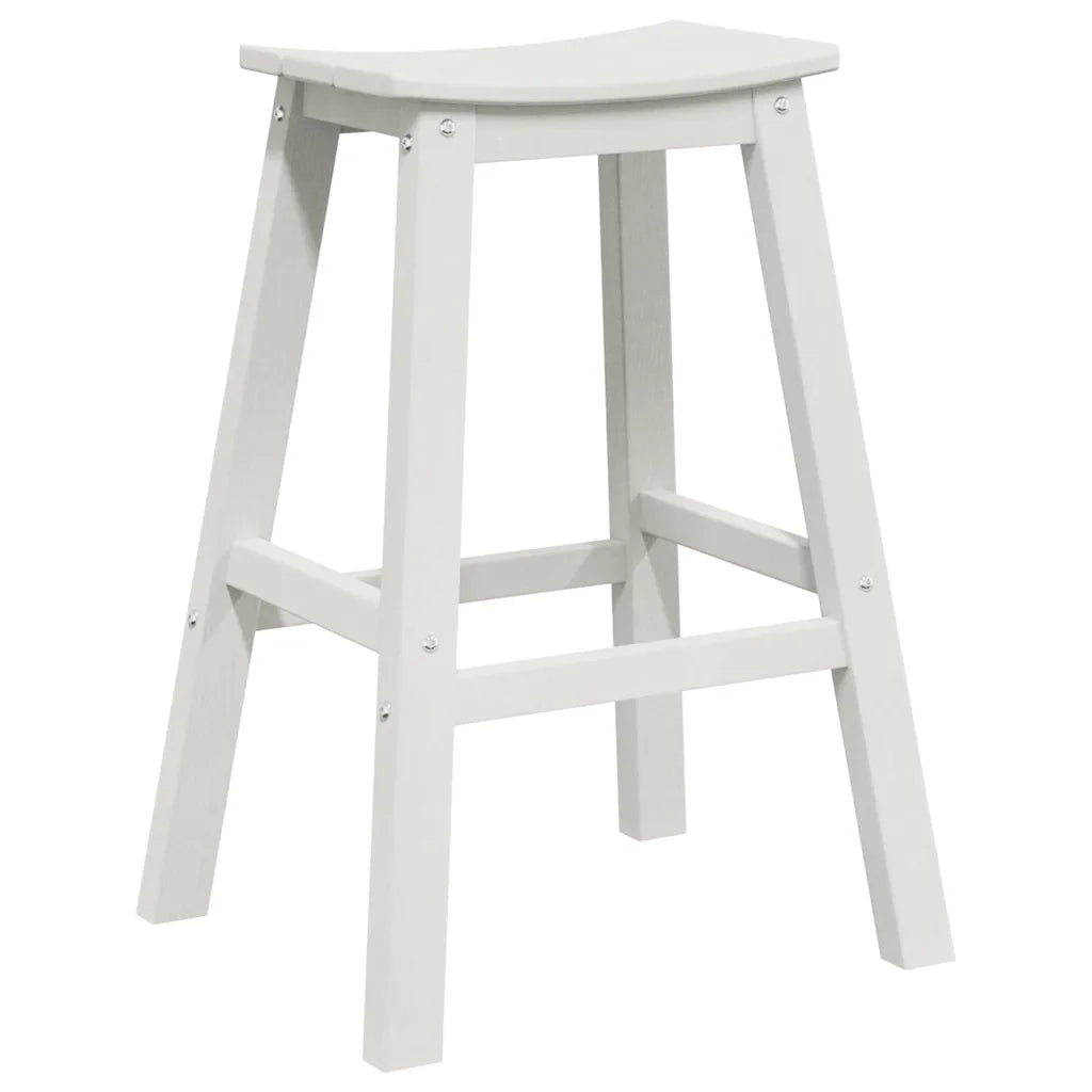 Set Bar da Giardino 4 pz | Set Salotto da Giardino Bianco HDPE