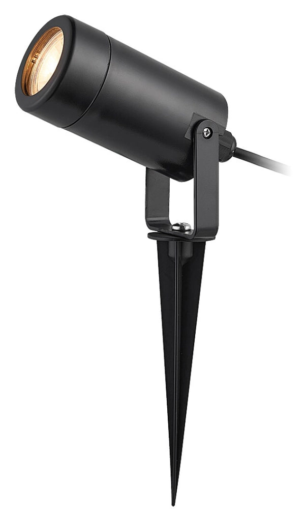 Faretto a picchetto giardino Rabalux Krobia nero GU10 IP65