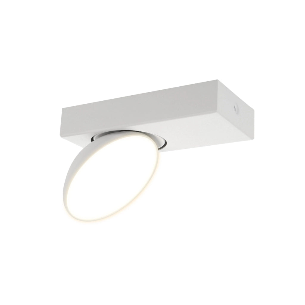 Faretto soffitto bianco orientabile LED 5W Castelio Italux