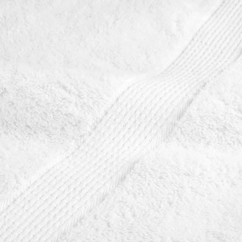 Asciugamani da doccia premium SOLUND 4 pezzi Bianco 70x140 cm 600 g/m2