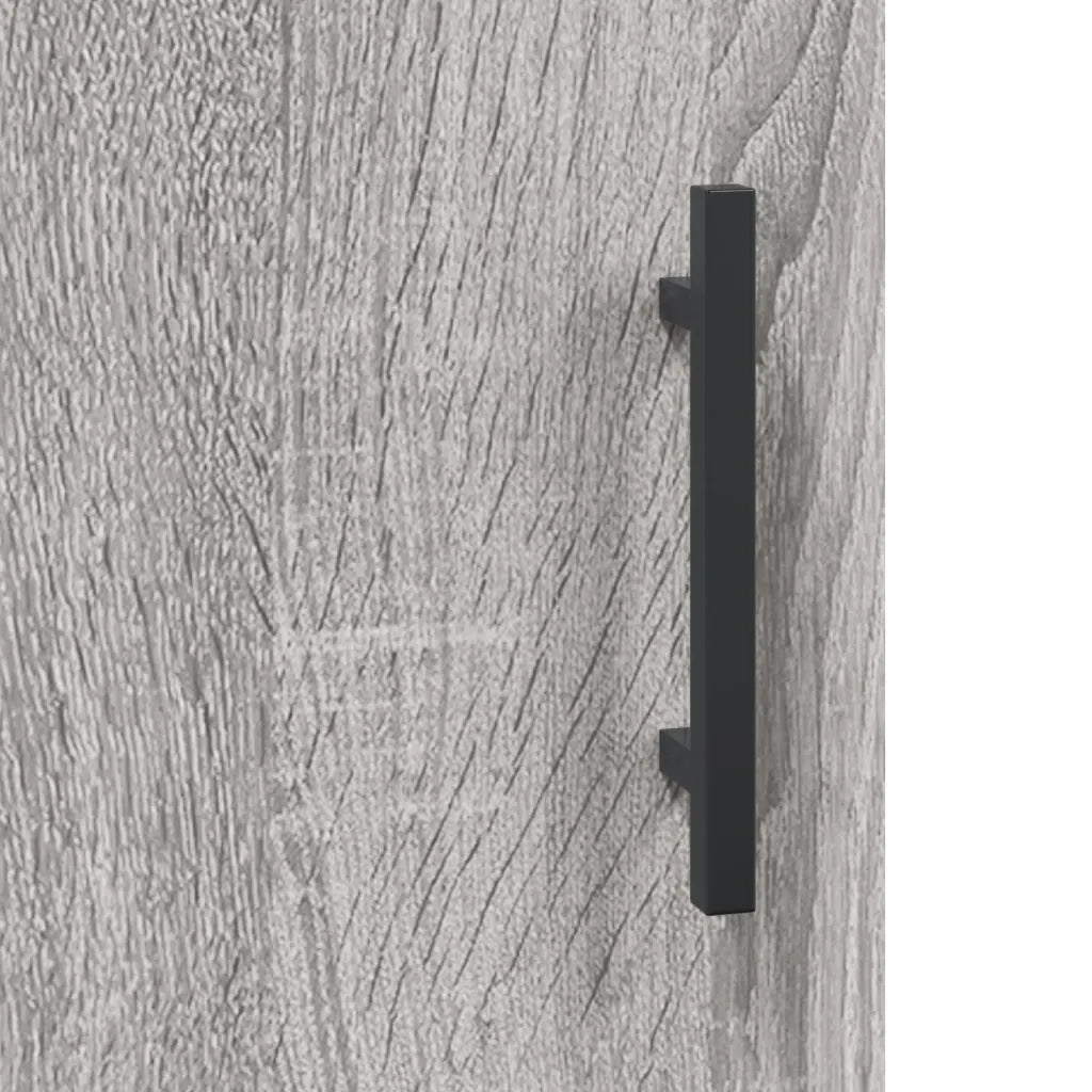 Credenza Grigio Sonoma 69,5x34x90 cm in Legno Multistrato 827818