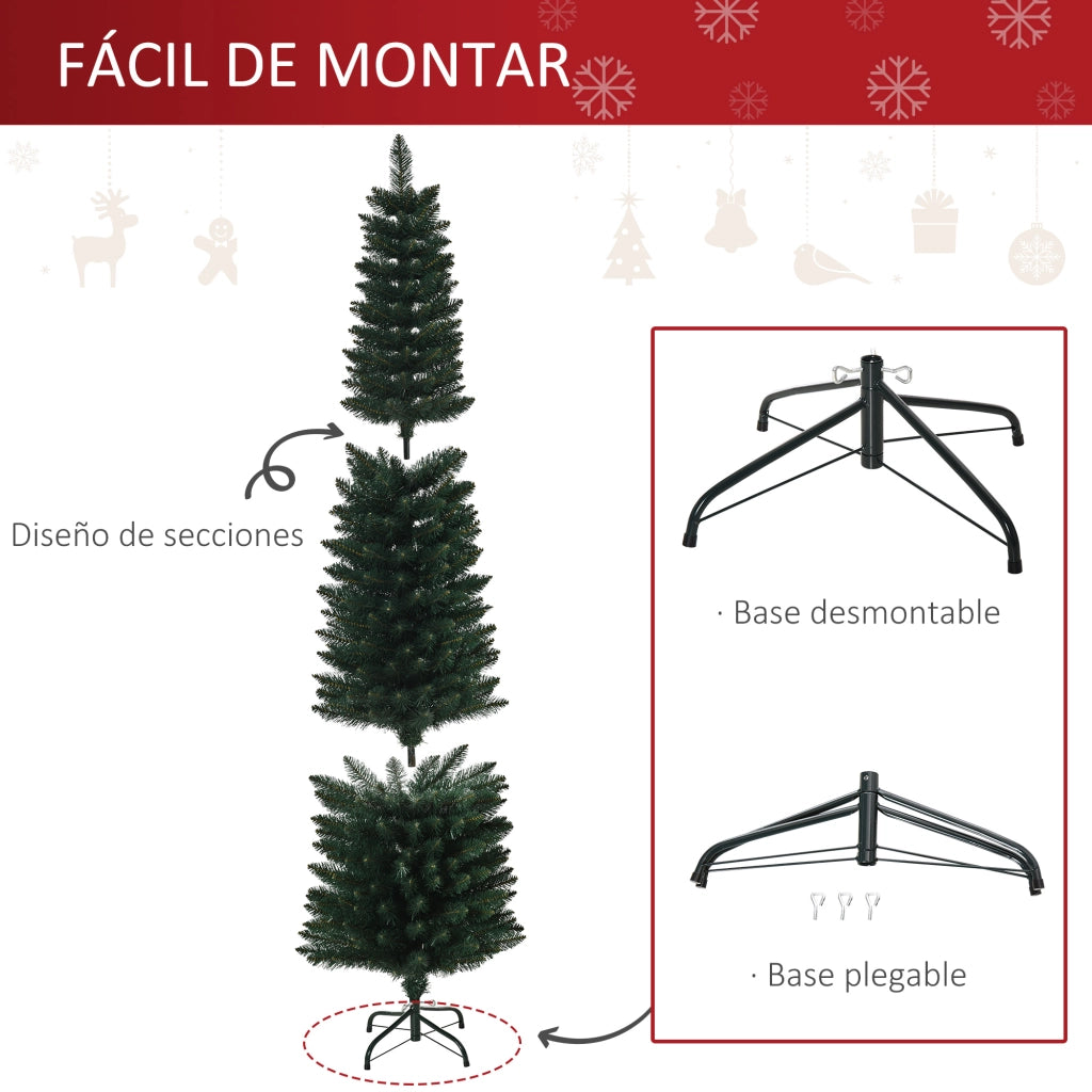 Albero di Natale Artificiale ¨C zephmum ¨C Verde ?56x180 cm