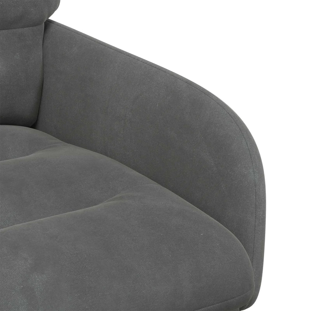 Sedie da pranzo 4 pcs Velluto (V) Grigio Scuro 3428238