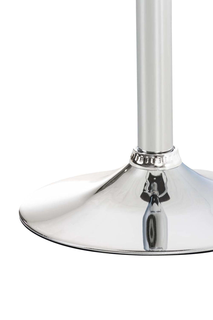 Set 2 sgabelli HOVER in tessuto grigio chiaro,cromo