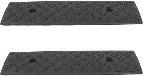 Scendiletto Antislip 2 Pezzi - Tessuto Antiscivolo - Gomma - Resistente - Adatto per Scale/Discese - Protezione dallo Scalino - Discesa