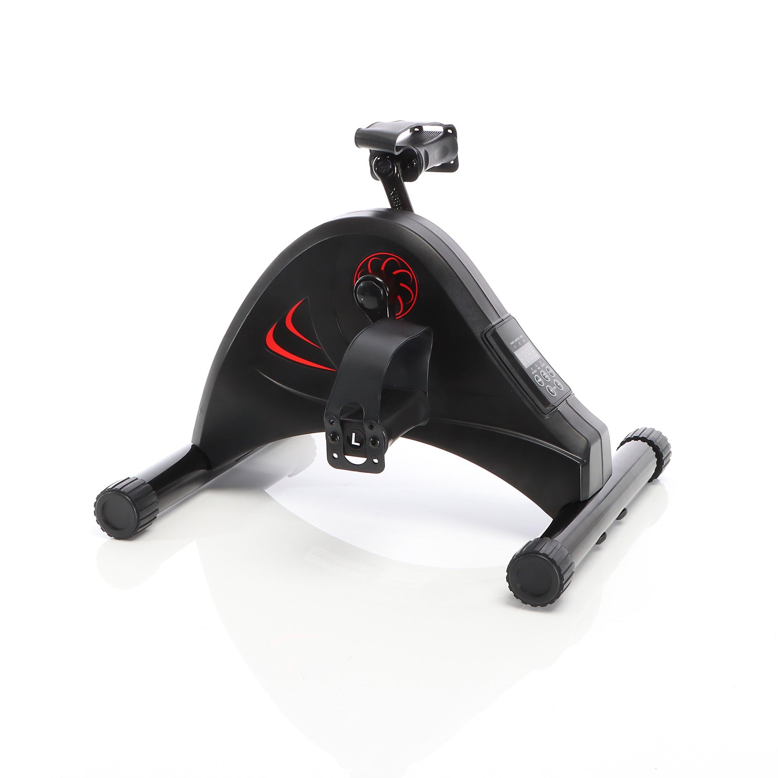 LUXTRI Mini cyclette elettrica 80W per allenamento braccia gambe Minibicicletta Trainer a pedali
