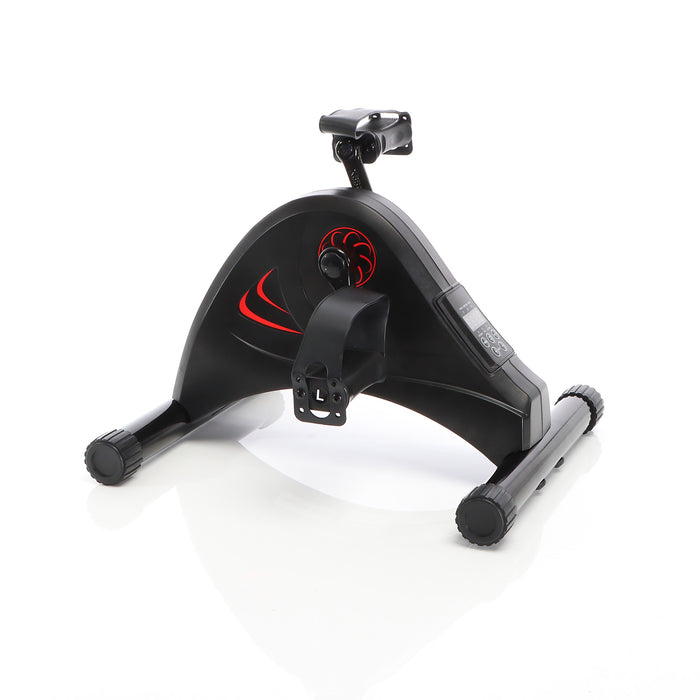 LUXTRI Mini cyclette elettrica 80W per allenamento braccia gambe Minibicicletta Trainer a pedali