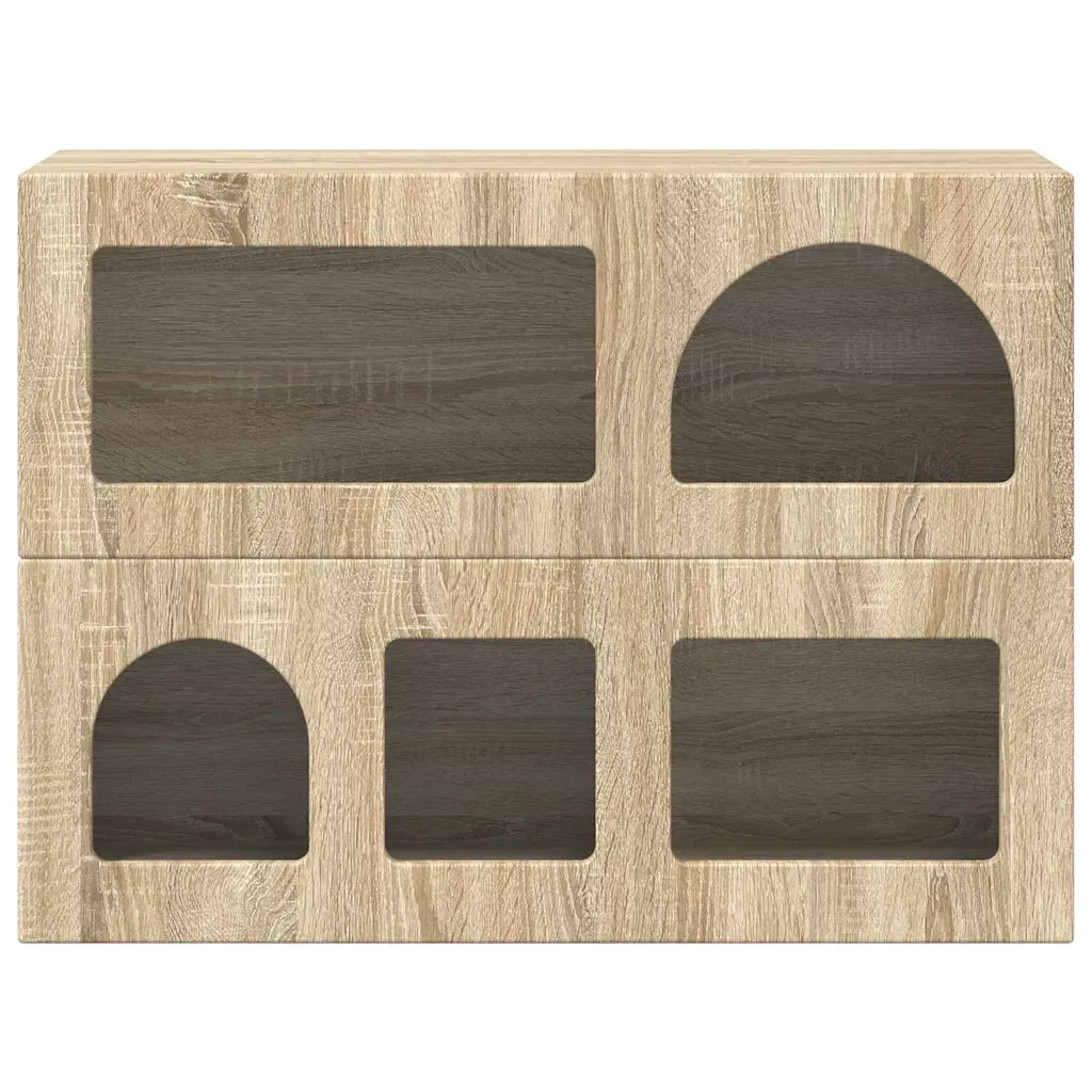 Credenza Rovere Sonoma 80.5 x 35 x 59 cm Legno multistrato
