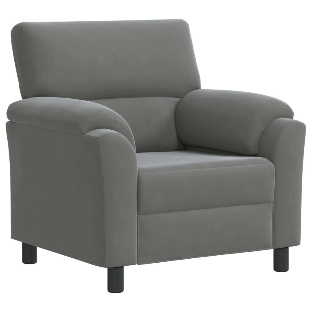 Set di divani 2 pcs Grigio Scuro Velluto 3430435