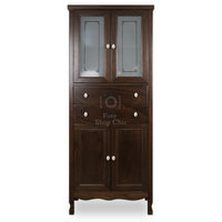 Colonna arte povera in legno noce