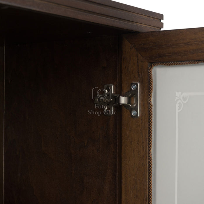 Colonna arte povera in legno noce