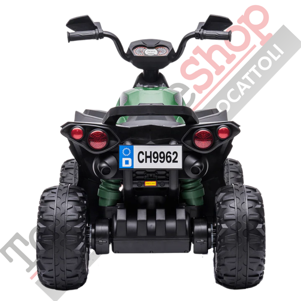 Quad Elettrico per Bambini Quad Medio Sport 12V-Verde