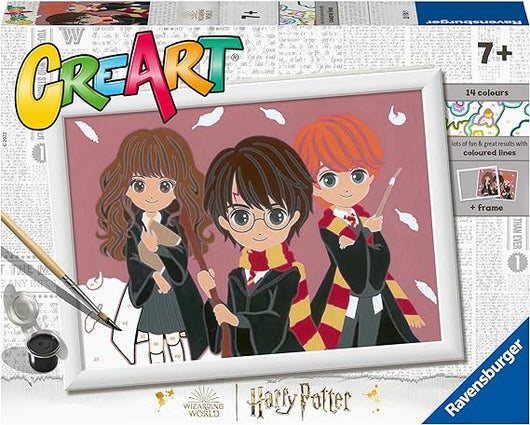 Ravensburger - CreArt Serie D Harry Potter, Il Trio Magico, Dipingere 7+ Anni, 201389