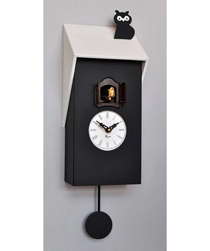 Orologio con cucù vicenza con cassa in betulla e tetto Made in Italy