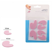 Trade Shop - Confezione 6 Pz Cerotti Per Calli Silicone Protezione Cura Piedi 2 Misure 53493a -