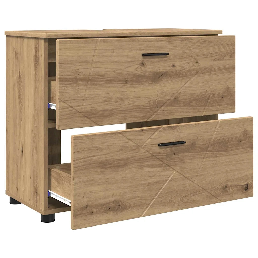 Mobile da Bagno con porta Rovere artigianale 76,5 x 35 x 64 cm 883303