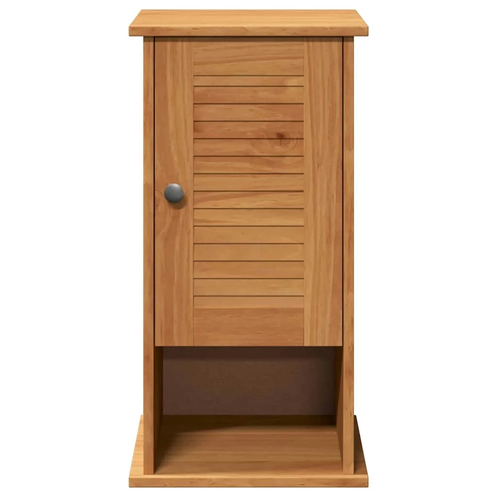 Mobiletto da bagno moderno con 3 ripiani 37 x 34 x 71,5 cm legno di mango marrone 02_0057915