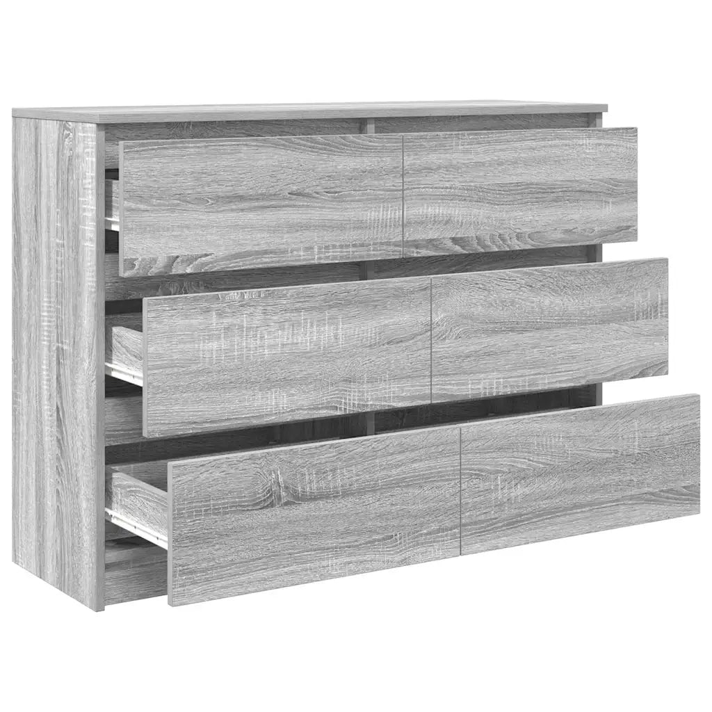 Credenza Grigio Sonoma 100x35x76 cm in Legno Multistrato 3328503