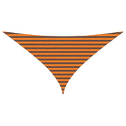Vela Parasole | Telo Ombra | Vela da ombra solare Arancione e Marrone 3 x 3 x 4,24 m