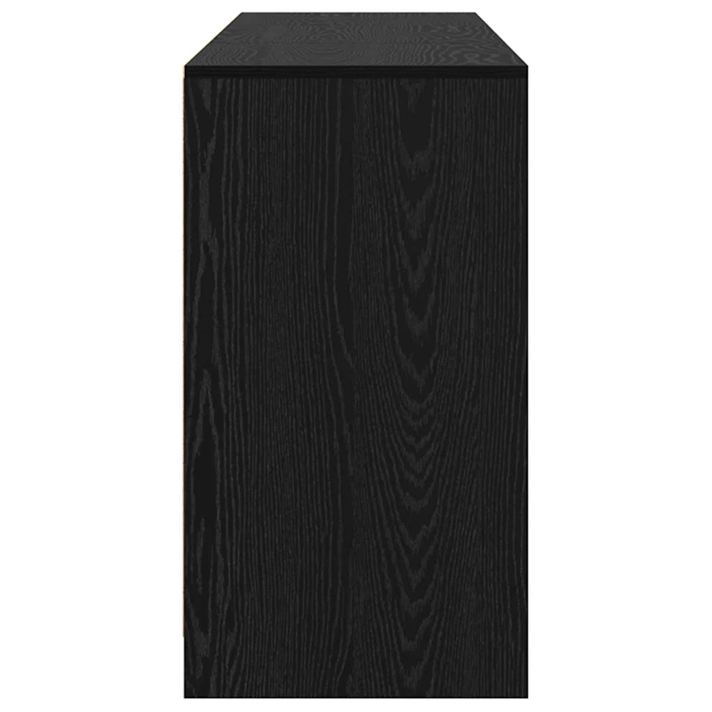 Credenza 3 pz-Set di 3 Buffet-Armadio da cucina Rovere nero 70 x 41 x 75 cm Legno multistrato