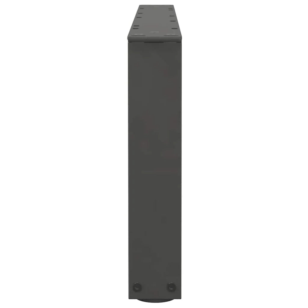 Set di 2 gambe per tavolino da caffè dal design moderno a forma di V per personalizzare un tavolo da 70 x 30 x 31 cm in acciaio antracite 02_0056906