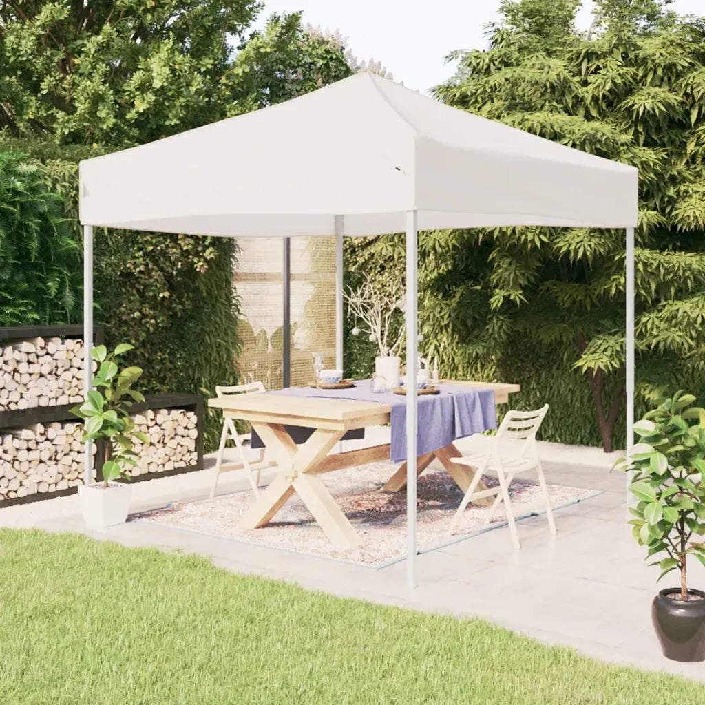 Tenda per Feste Pieghevole-Tenda Gazebo Bianca 3x3 m