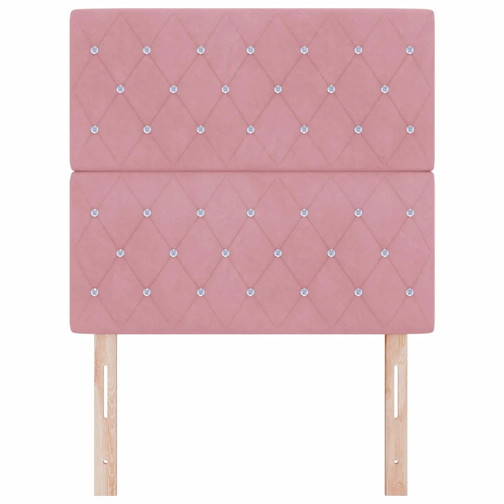 Testiera Rosa 90 cm Velluto 3337751