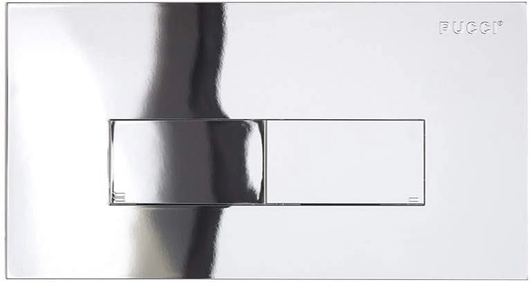 Nuova Placca cassetta eco slim cromata sostituisce 80005710 pucci 80179562