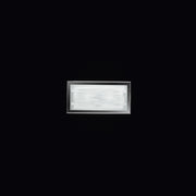Applique Contemporanea Frame Vetro Bianco Satinato 2 Luci E14