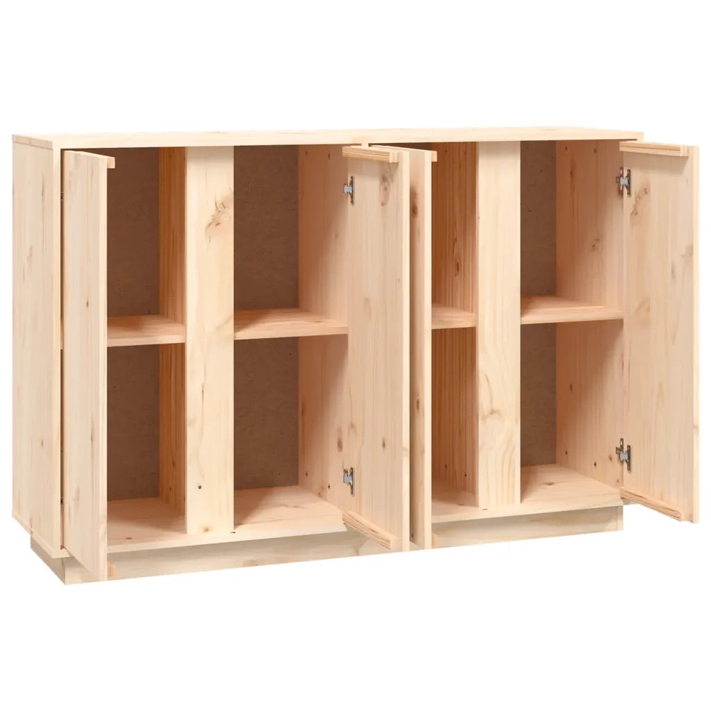Credenza-Buffet-Armadio da cucina 120x35x80 cm in Legno Massello di Pino