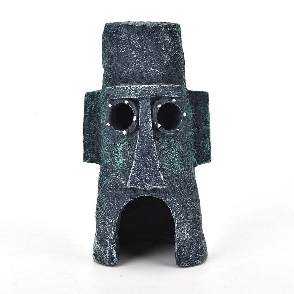 Trade Shop - Ornamento Per Acquario Decorativo Casa Casetta Cartone Spongebob Pesci Acqua -