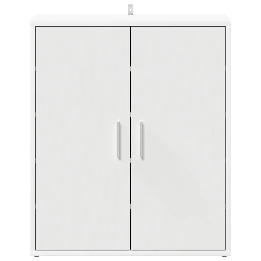 Scarpiera-Scaffale per scarpe Bianca 60x35x70 cm in Truciolato 557260