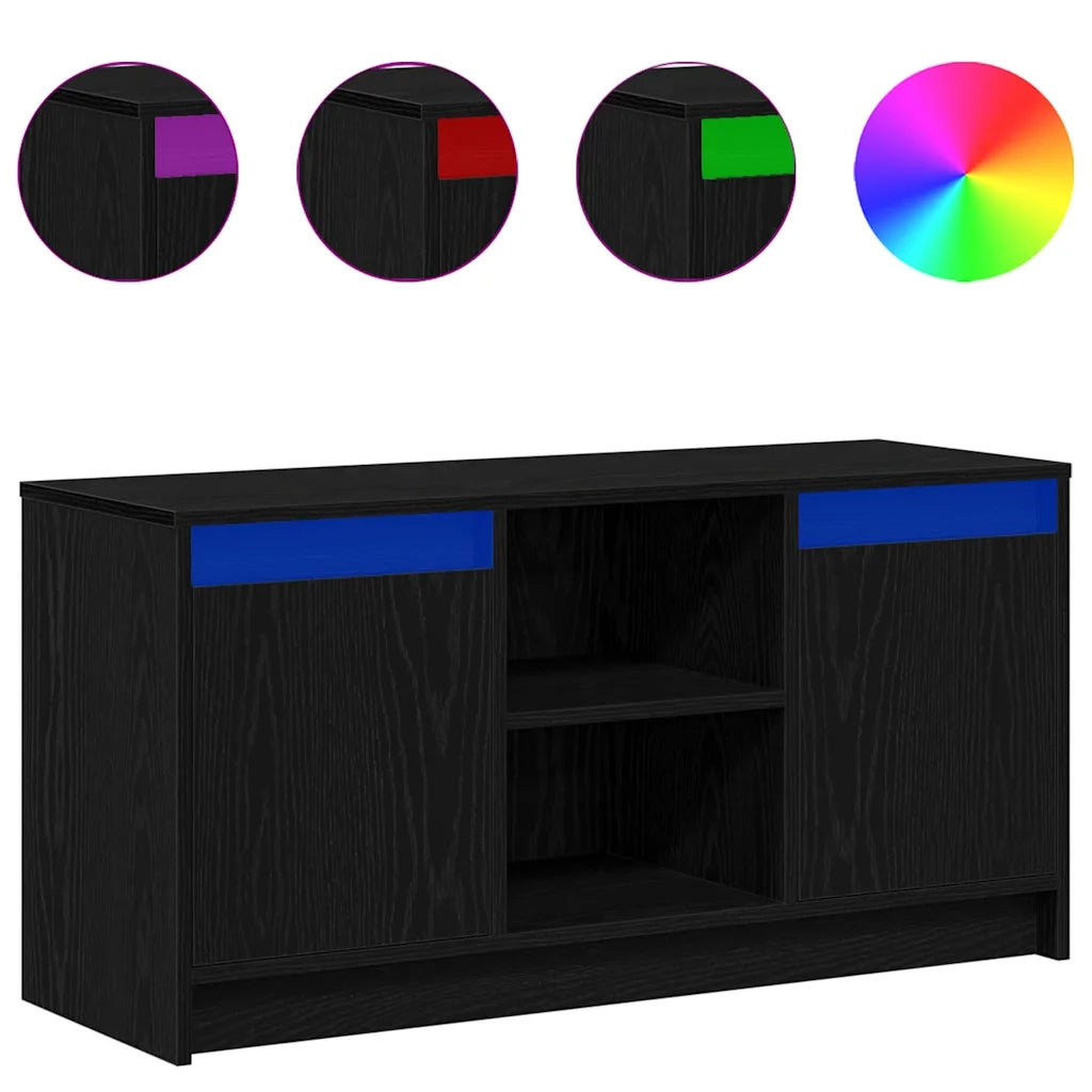 Unità TV Nero 100 x 34 x 50 cm Legno multistrato 873917