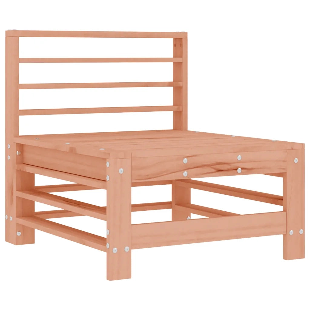 Divano Centrale con Cuscini-Sofa Modulare-Divanetto in Legno Massello di Douglas 496055