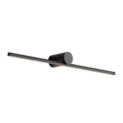 Daisho Applique a parete LED 6W IP54 3000K CRI90 Nero - Rossini Group - Lampada design in alluminio con diffusore in PMMA opale dimmerabile
