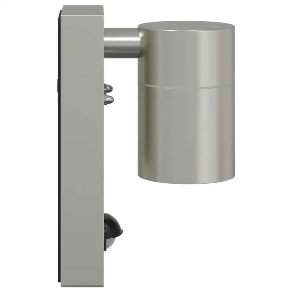 Lampada da Parete Esterna 2 pz Argento 6,5 x 10,5 x 16 cm CFW7916836