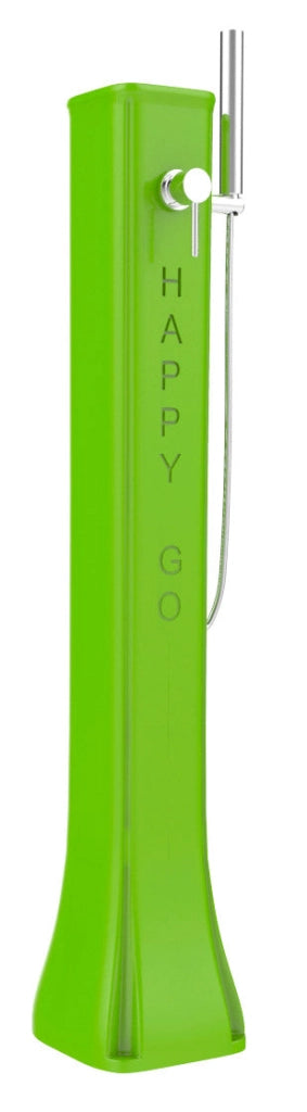 Doccia Solare da Giardino 23L Miscelatore e Doccetta Mobile Arkema Happy Go Verde