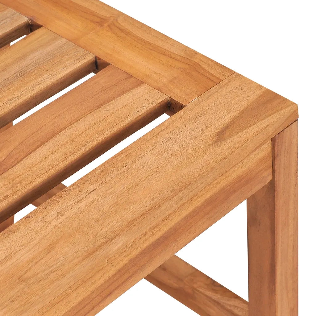 Set da Pranzo per Giardino 3 pz in Legno Massello di Teak 3157177